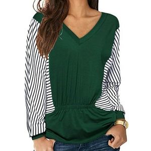 Long sleeve ruffle top casual3